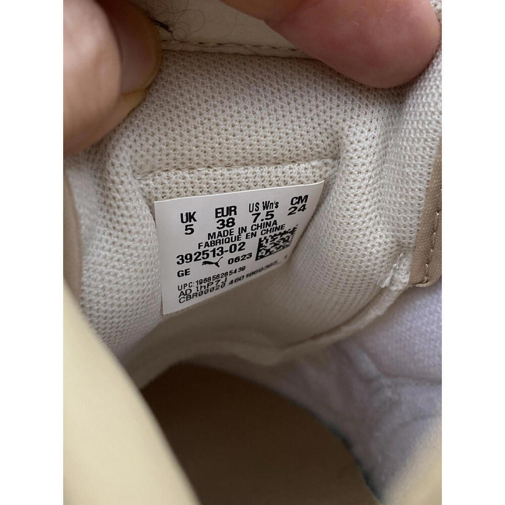 PUMA US-7.5 Women's Fashion Cream Lace Up Carina Street Better Platform Sneakers - Picture 4 of 9